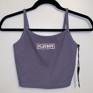 NWT Playboy Cropped Tank